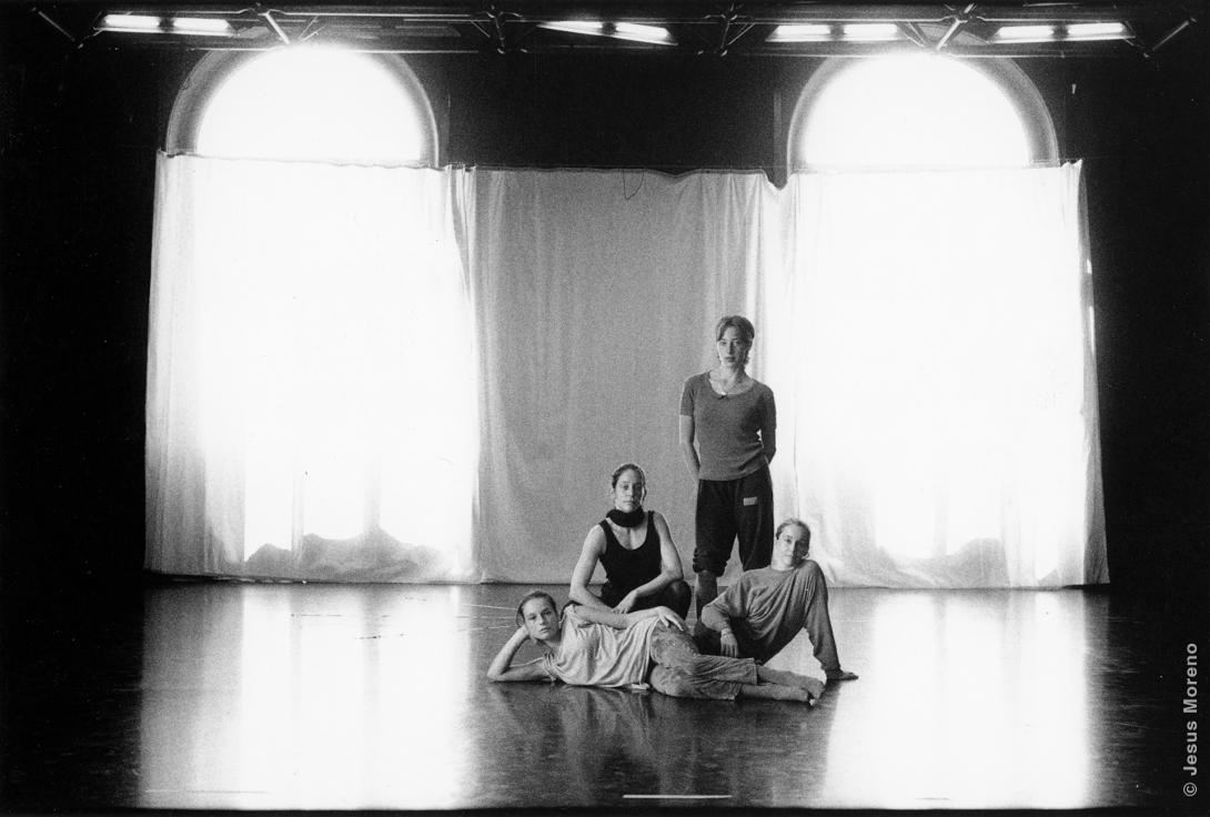 1996 Cindy Van Acker, Zoé Reverdin, Diana Lambert et Laura Tanner © Jesus Moreno – collection Laura Tanner