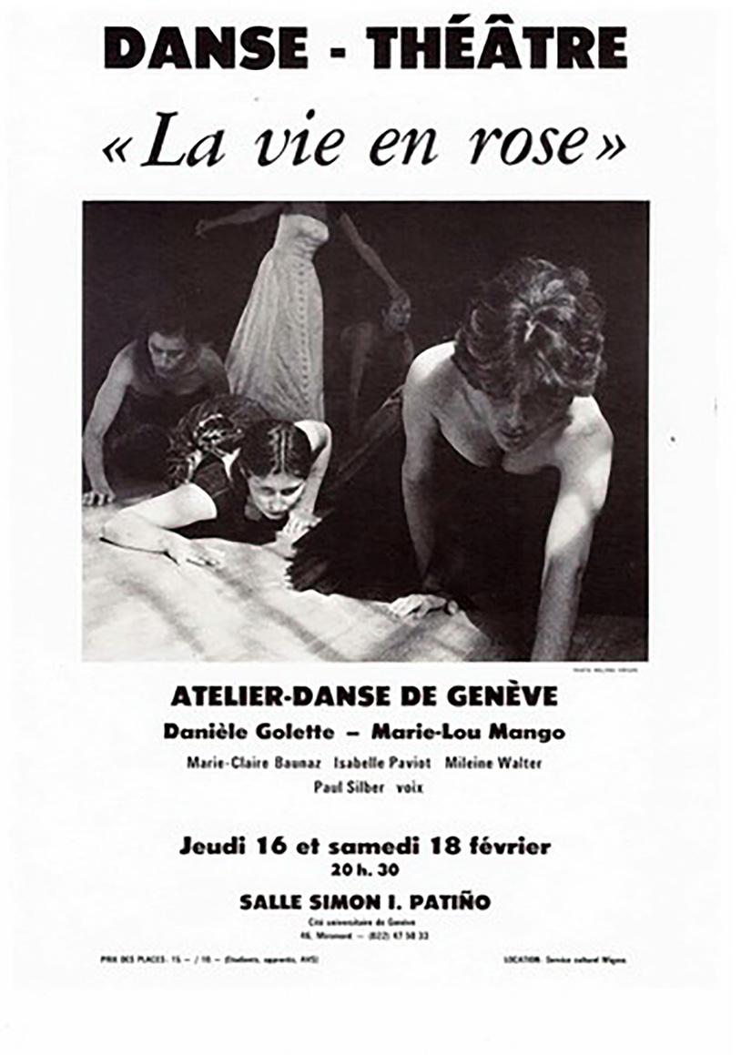 1984. Atelier Danse Baudit. La Vie en rose.