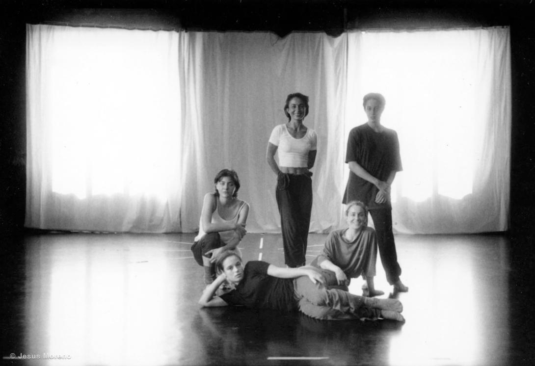 Répétition de Pierres de Pluie au Grütli, 1995 © photo Jesus Moreno Collection Laura Tanner